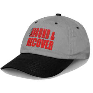 F Around & Recover grey with black brim hat