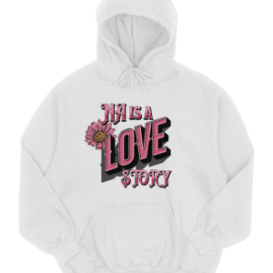 NA love story Hoodie white