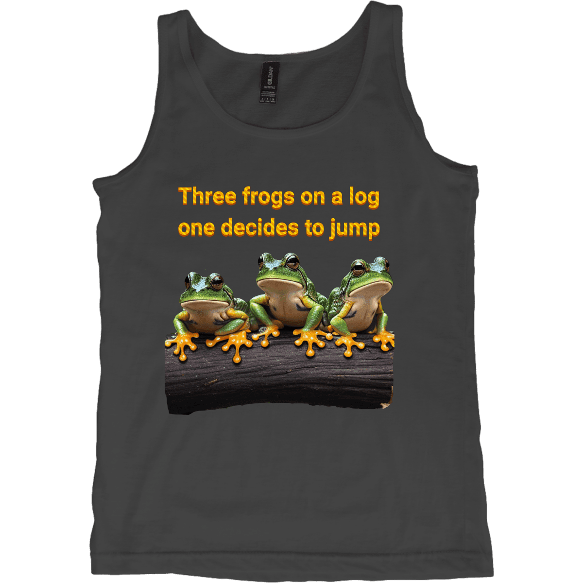 Three Frogs On A Log – Tank Top