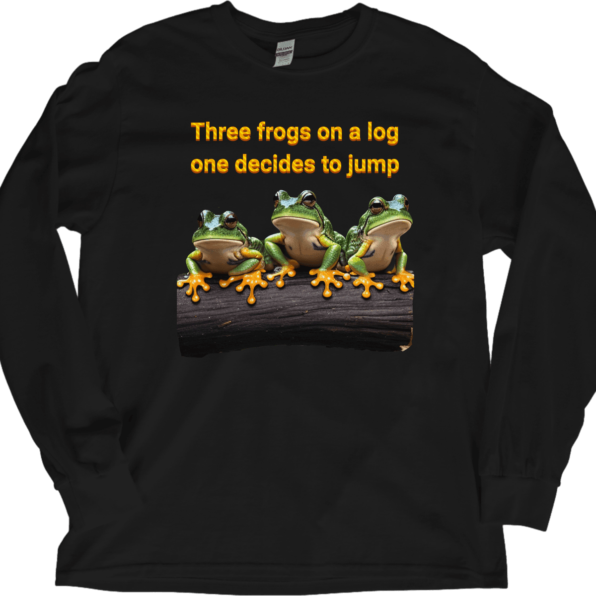 Three Frogs On A Log – Long Sleeve